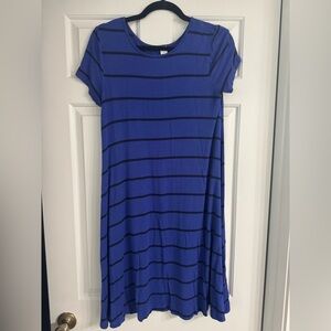 Old Navy Blue Striped Dress